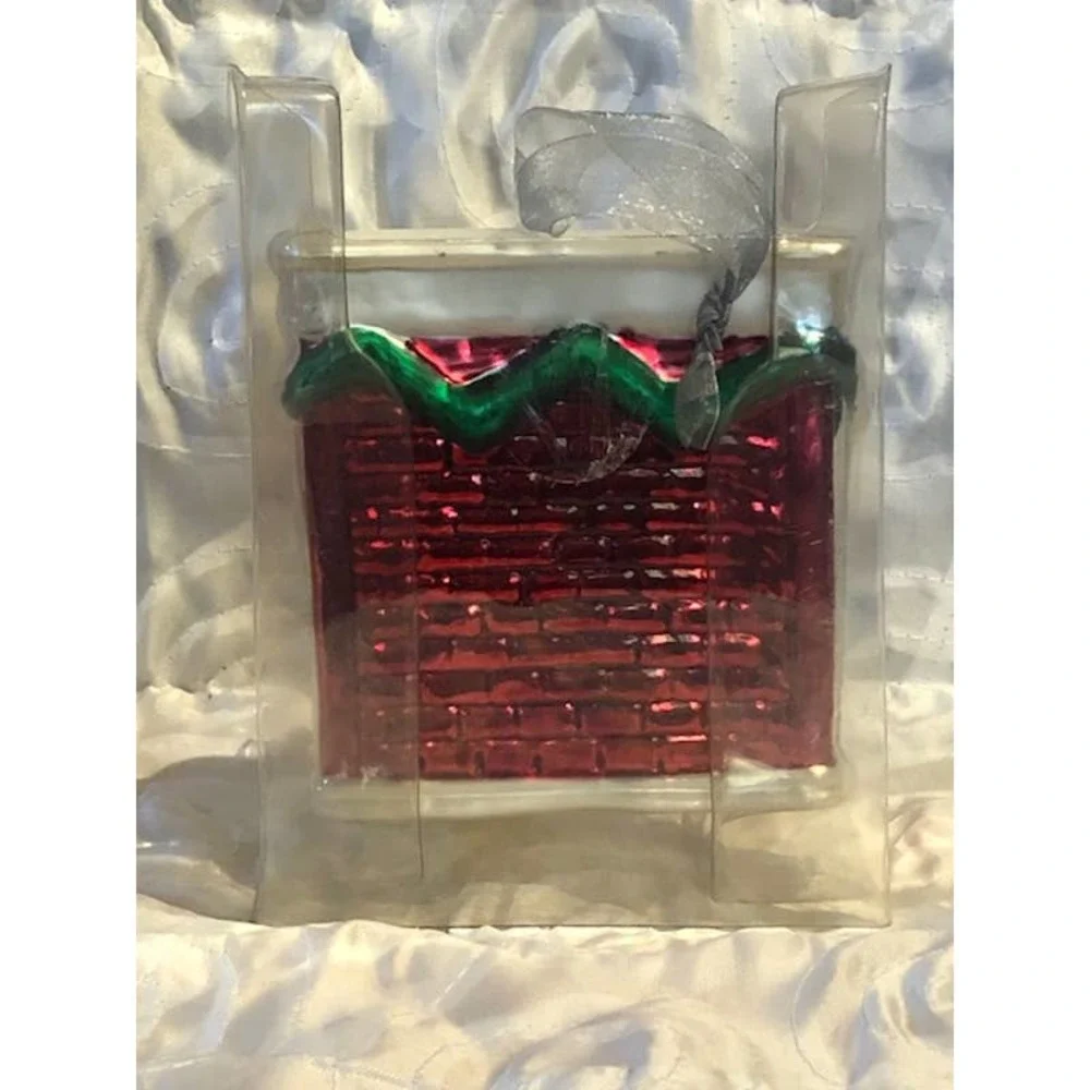 Disney A Touch of Magic Large Blown Glass Mickey Mouse Christmas Ornament -IOB